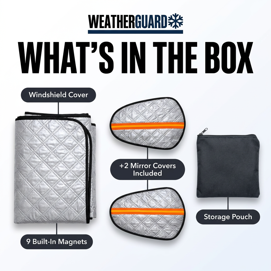 WeatherGuard™ - Magnetic Windshield Cover